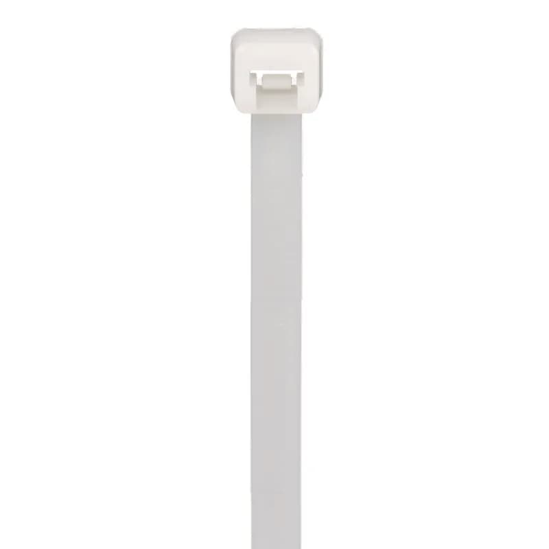 Panduit PLT4S-M Locking Cable Ties are designed to satisfy the needs of general applications, while delivering consistent performance and reliability. Featuring a curved tip to allow for easy pick up from flat surfaces and faster initial threading. Standard cross section, 14.5 (368mm) length. For indoor use, made of Nylon 6.6, are natural in color and come in packages of 1000.