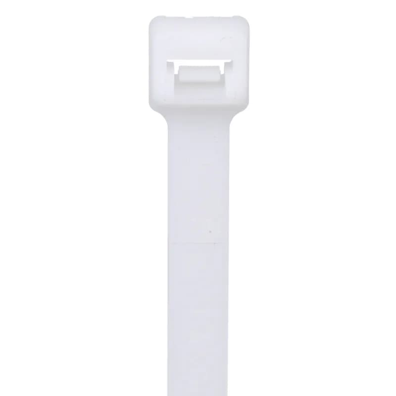 Pan-Ty locking tie, light-heavy cross section, 11.4 (290mm) length, nylon 6.6, natural, standard package.