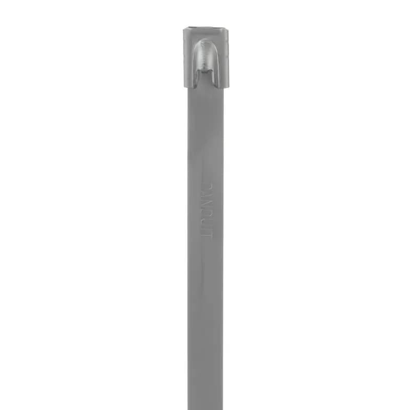 The MLT6H-LP self-locking cable tie speeds up installation with a unique self-locking head design that locks into place at any part of the tie body. The smooth surfaces and rounded edges assure cable protection and worker safety while providing a strong, durable method of cabling bundle. The MLT6H-LP cable tie can be used in a wide range of indoor, outdoor, and underground applications. Color Stainless Steel.