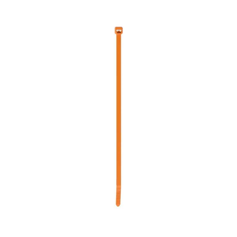 Panduit PLT3S-M3 Locking Cable Ties are designed to satisfy the needs of mil spec applications, while delivering consistent performance and reliability. Featuring a curved tip to allow for easy pick up from flat surfaces and faster initial threading. Standard cross section, 11.5" (292mm) length. Made of Nylon 6.6, are orange in color and come in packages of 1000.