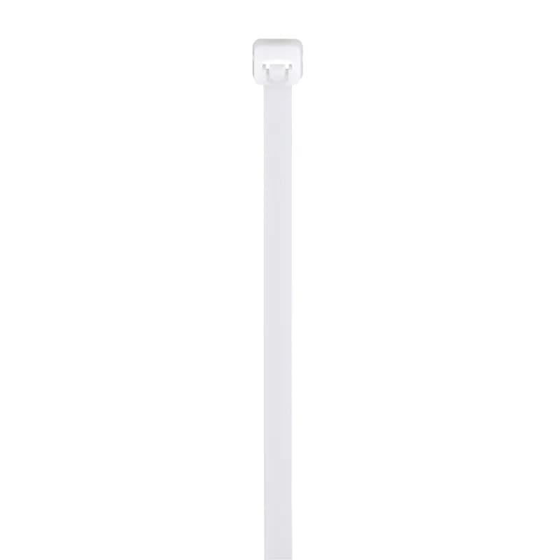 PRT4S-M releasable cable ties feature a quick-release tab that facilitates easy bundle release and/or re-fastening when changes are anticipated during development, servicing, or production. Standard cross section, 14.5 (368mm) long. For indoor use, they are made of natural Nylon 6.6, and come in packages of 1000.