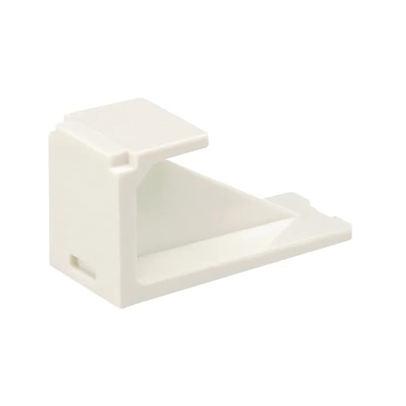 The Mini-Com Blank Module reserves a one module space for future use in Mini-Com Patch Panels, Faceplates, and Surface Mount Boxes. The blank is international gray.