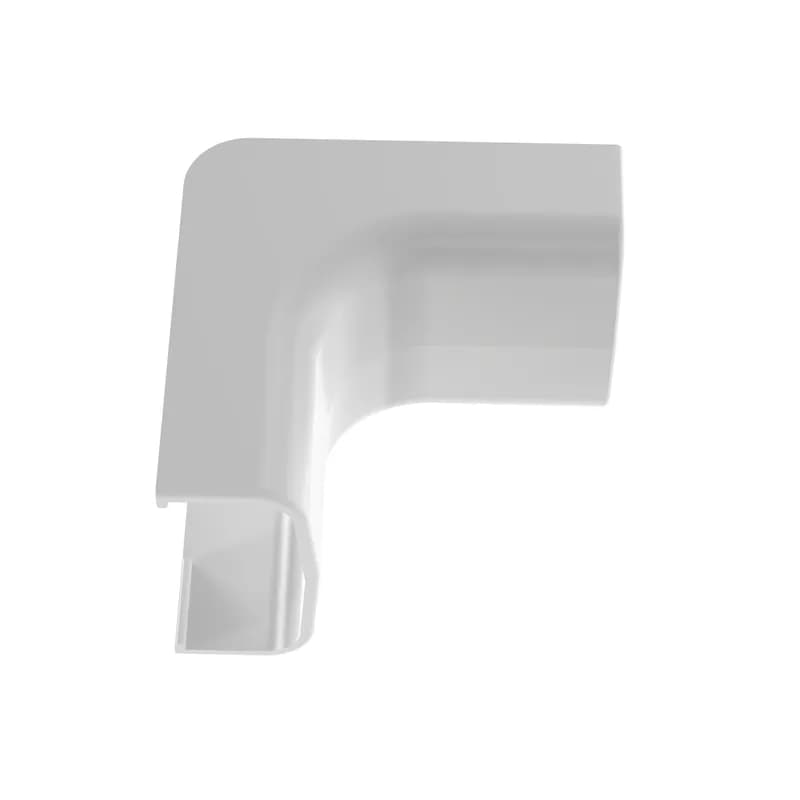 The inside corner fitting is used to efficiently run cables along an inside corner. It has a 90 angle and is designed to be used with the LD5 or LDPH5 raceway and features a snap-on installation. White.