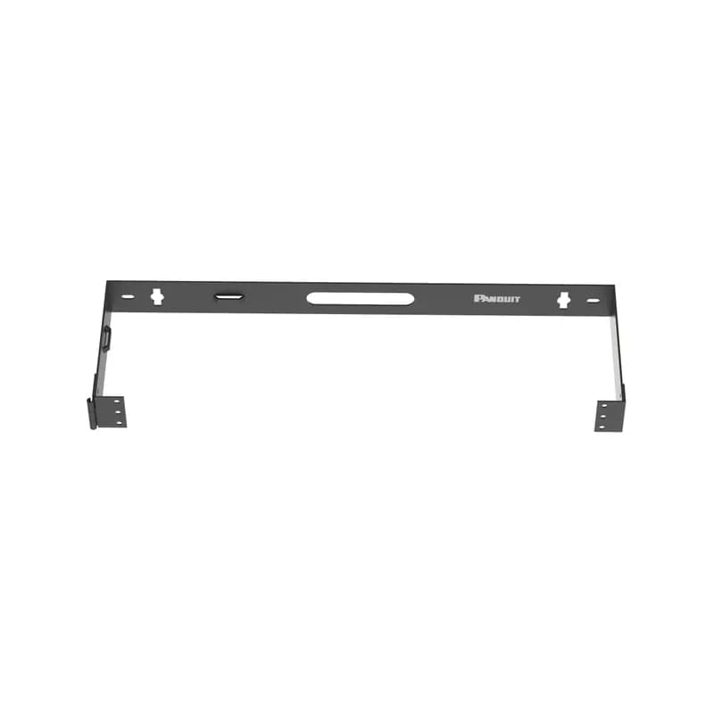 The hinged wall mount bracket expands rack space to the wall, maximizing space in telecommunication rooms. This product can be used with other accessories to achieve an open wall mount rack application for patching or small active equipment. This bracket has an overall depth of 6.26 inches. The wall mount bracket is made of steel, is 1 RU, and is black.