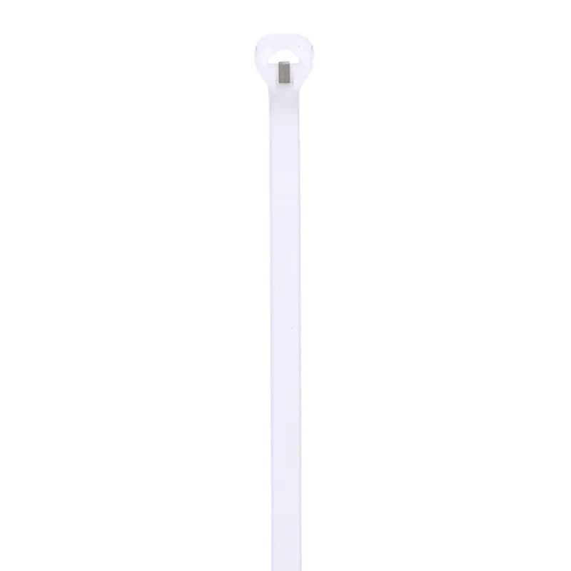 The BT2M-C Dome-Top barb ty, features a unique patented design with its round smooth edges. Paired with the stainless-steel locking barb, these cable ties provide consistent performance, reliability and infinite adjustability through the entire bundle range. Miniature cross section, 7.9 (201mm) length. Appropriate for Indoor use, made of Nylon 6.6, are natural in color and come in packages of 100.