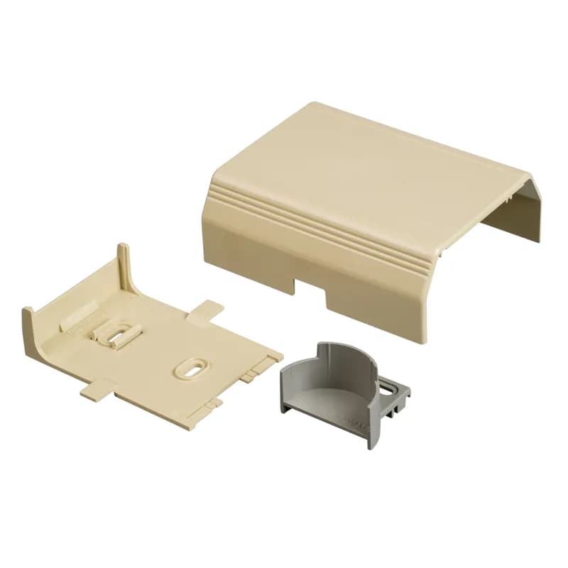 The snap-on transition fitting is for use with LD, LDPH, T-70 and T45 raceways. It is Electric Ivory.
