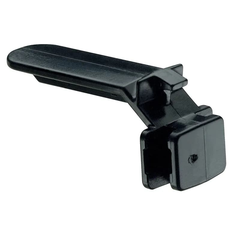 Panduct type G wiring duct wire retainer, 4.00" duct width, 2.00" - 4.00" duct height, ABS, black, 100 pc. package quantity.