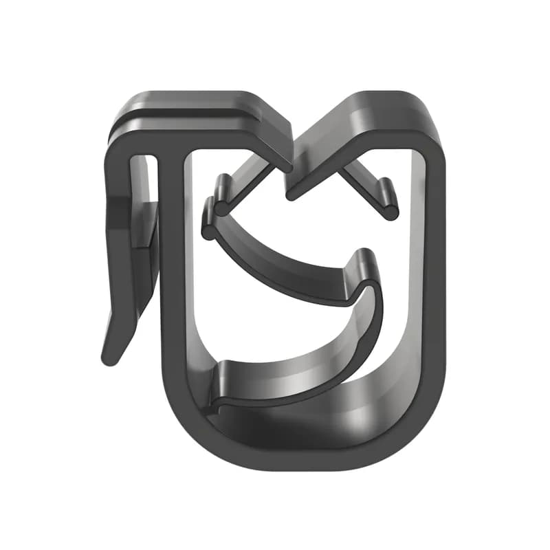 Panduit HCME06A12-M130 Weather Resistant Harness Edge Clips area equipped with an integral spring that holds wire bundles tightly and a wing design that provides added stability. Accommodates bundles of 0.24 0.47 (5.9mm-12.5mm) in diameter and are for use in outdoor environments. Made of Acetal, are black in color and come in packages of 1000.