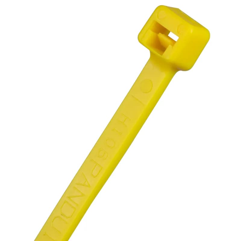 Panduit PLT2M-M4Y - Pan-Ty locking tie, miniature cross section, 8.0 (203mm) length, nylon 6.6, yellow.