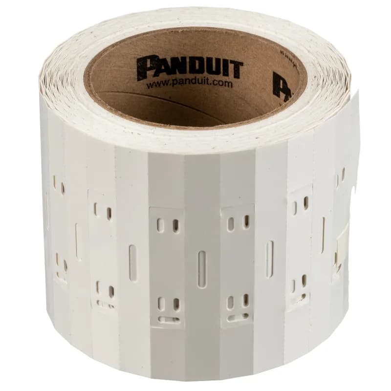 The M200X050Y7T Thermal Transfer Polyester/Polyolefin Non-Adhesive Marker Plate offers crisp, clear legends with superior legibility. The marker plate allows for mounting flexibility, attachable in a horizontal or vertical orientation. Designed for use with Panduit TDP printers. Compatible with Easy-Mark Plus Labeling Software. Polyester/Polyolefin. 0.50" x 2" (12.7 mm x 50.8 mm). Color White. 500 labels per roll.
