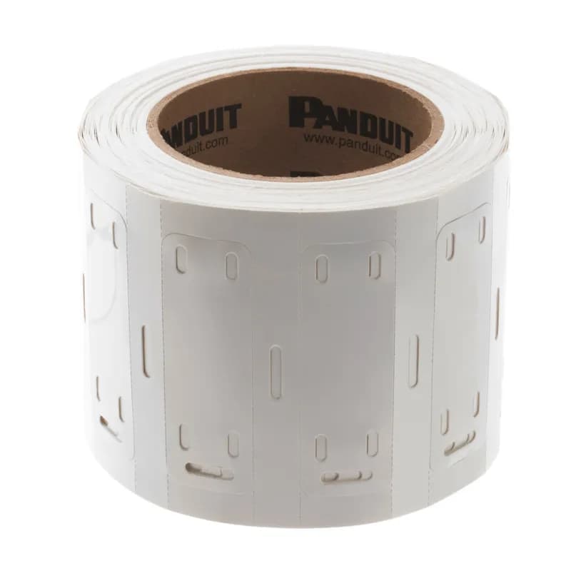 The M300X100Y7T Thermal Transfer Polyester/Polyolefin Non-Adhesive Marker Plate offers crisp, clear legends with superior legibility. The marker plate allows for mounting flexibility, attachable in a horizontal or vertical orientation. Designed for use with Panduit TDP printers. Compatible with Easy-Mark Plus Labeling Software. Polyester/Polyolefin. 1" x 3" (25.4 mm x 76.2 mm). Color White. 500 labels per roll.