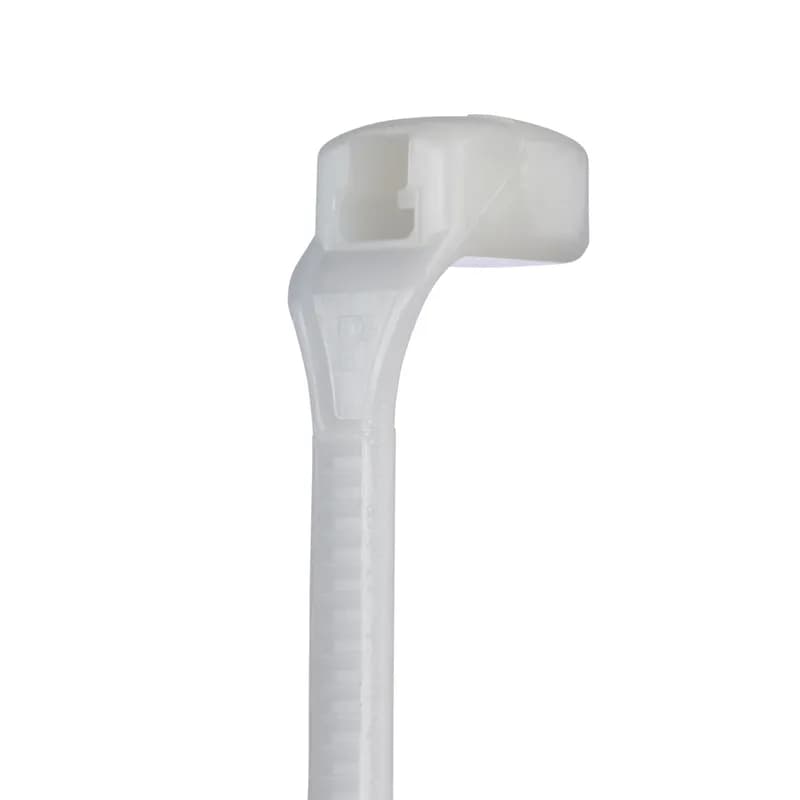 Panduit Contour-Ty Cable Ties are designed to provide consistent strength in high-vibration environments. Plus, with a low-profile head and parallel entry design, the tip enters easy and stays snug and snag-free. And with Nylon 6.6 material, it's ideal for indoor applications. Intermediate cross section, 10.4in, Tensile Strength: 178, White, 1000pc.