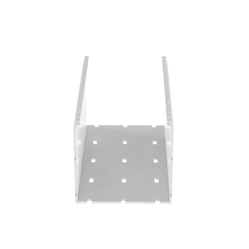 The F6X4WH6 Panduct Lead-Free PVC Narrow Slot Wiring Duct features a narrow slot/finger design that closely matches the spacing of high-density components. Upper and lower scorelines allow for easy finger/sidewall section removal. UL 94 flame class of V-0 with a UL recognized continuous-use temperature up to 122 F (50 C). Mounting holes provided. Lead-free PVC. 6" x 4" (152.4 mm x 101.6 mm) and 6' (1.83 m) long. Cover sold separately. Color White.