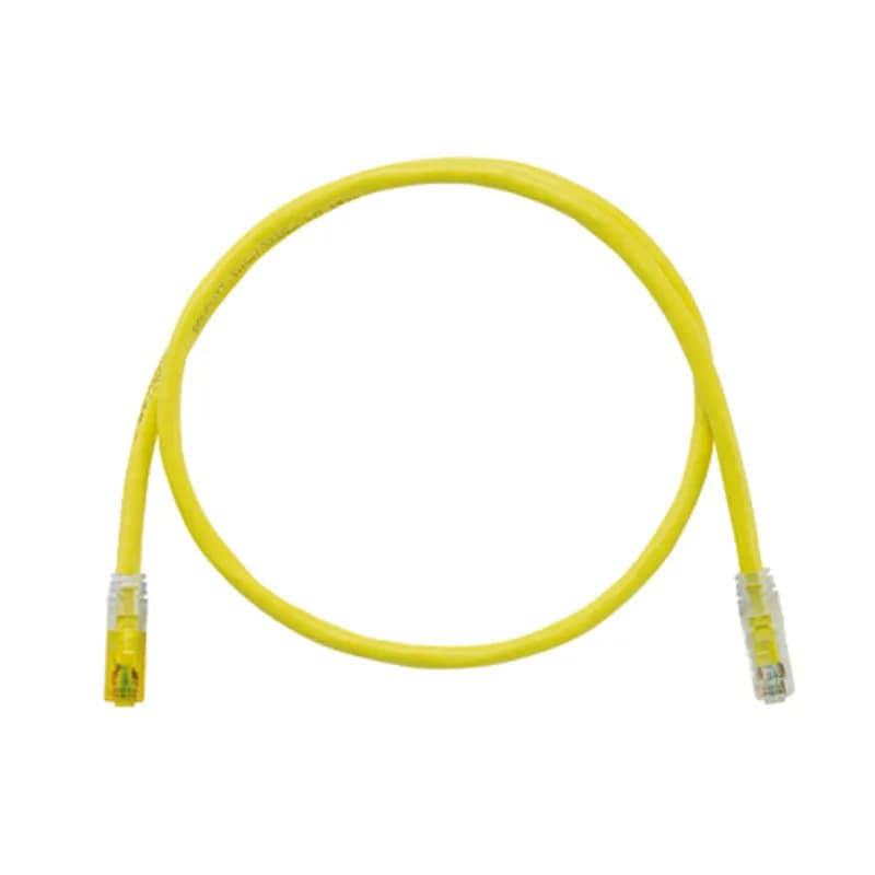 Panduit UTPK6A10MYL - The TX6A 10Gig Keyed Cat 6A UTP Patch Cord is a 10-Meter, Yellow cord constructed of 23 AWG, unshielded, twisted pair, stranded, CM cable. It's equipped with a TX6A 10Gig Keyed Modular Plug on one end and a Non-Keyed Modular Plug on the other. Its MaTriX Tape Technology limits alien crosstalk, ensuring 10 Gb/s transmission. Enabled with RapidID, the product has pre-installed barcodes for simple port mapping using RapidID software.