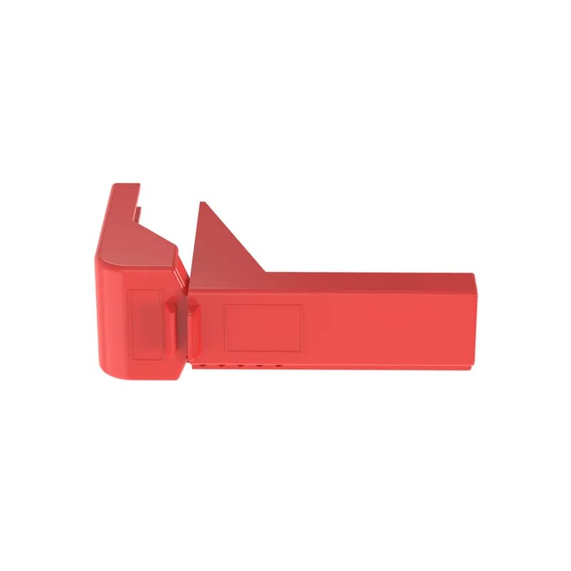 Ball valve lockout, accommodates 2.00" 8.00" (50.8mm 203.2mm) valve pipe diameter.