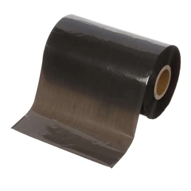 Panduit RHEH4BL - The RHEH4BL Thermal Transfer Ribbon is for use with Panduit TDP43HE and TDP46HE printers. Compatible labels: Heat Shrink, Self-Laminating, Turn-Tell, Vinyl Cloth Labels, and Tan Polyimide. Wax/Resin material. 4.33" x 1181' (110 mm x 363 m). Ribbon Color Black. 1 roll per package.