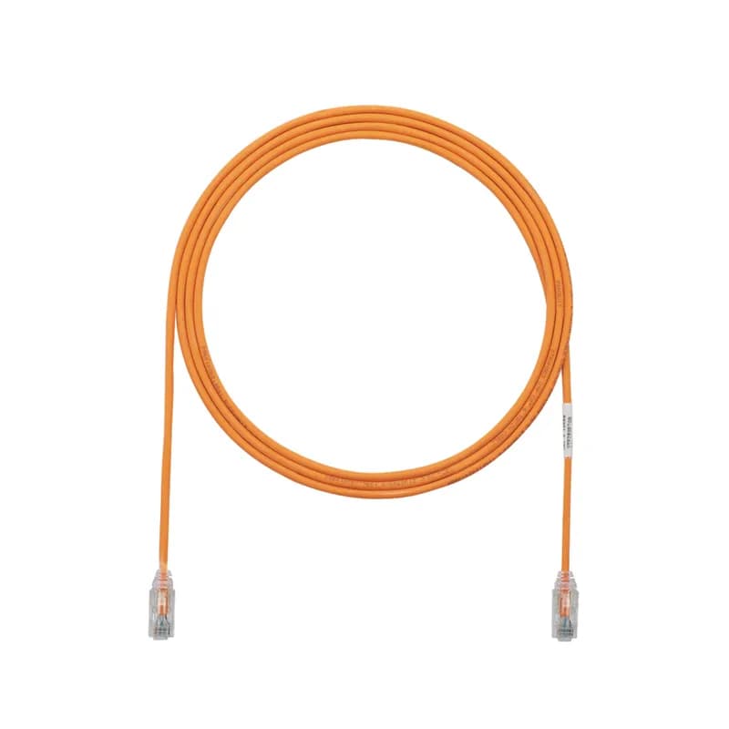 Category 6 Performance, 28 AWG UTP patch cord with TX6 Modular Plugs on each end. Orange, 10 ft.
