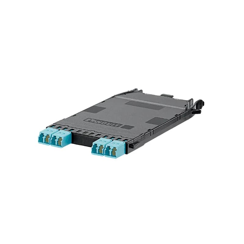 Panduit FHC3ZO-08-10BN - HD FLEX BREAKOUT CASSETTE; 1 MPO TO 4 DUPLEX LC (PARALLEL TO DUPLEX OPTICS); OM4 FIBER AND OPTIMIZED LOSS; METHOD B POLARITY