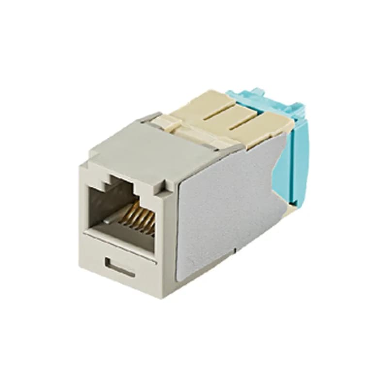 Panduit CJT6X88TGIG - The Mini-Com Cat 6A UTP 28-30 AWG RJ45 TG Jack Module is designed to terminate 4-pair, 28-30 AWG twisted pair cable. Each module is 100% factory tested to exceed industry standard performance requirements. TG style termination eliminates the need for a termination tool. Each jack is individually serialized for traceability and is compatible with Mini-Com Modular Patch Panels and Faceplates.