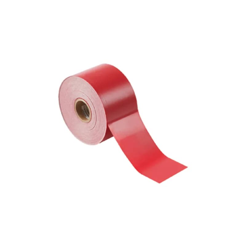 The T200X000YW1 Continuous Printable Labeling Tape is ideal for safety signage and identification. A resin ribbon is recommended. Use with Easy-Mark Plus Labeling Software and TDP printers. Polyester. 2" x 100' (50.8 mm x 30.5 m). Color Red. 1 roll per package