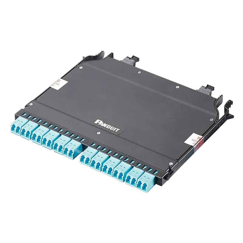 OM4 HD FLEX CASSETTE, 12-PORT DUPLEX LC TO (2) 12-FIBER MPOS, ULTRA LOW LOSS, METHOD A PAIR FLIPPED