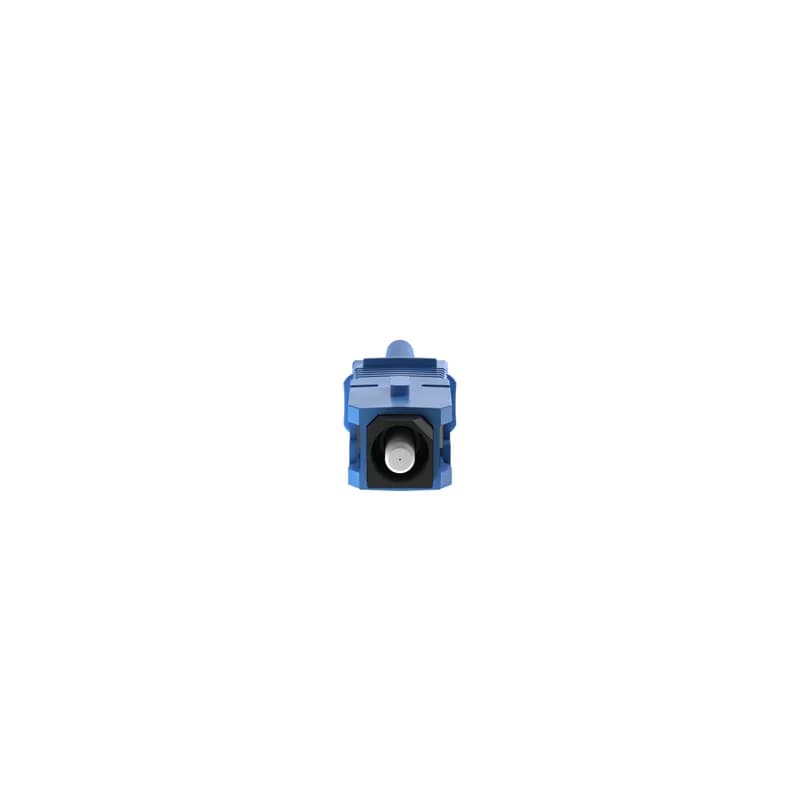 The OptiCam SC Fiber Optic Connector is a singlemode 9/125?m OS1/OS2 fiber connector, intended for 900-micron tight-buffered fiber installation. Field termination can be done in about two minutes using the OptiCam 2 Termination Tool. The pre-polished fiber endface eliminates time-consuming field polishing, reducing installation costs. The SC connector has a natural-colored body with a blue-colored backbone, outer housing, and 900?m boot.