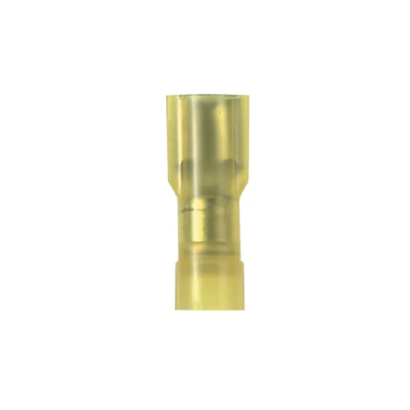 StrongHold Female Disconnect, nylon fully insulated, 12 - 10 AWG, .250 x .032 tab size.