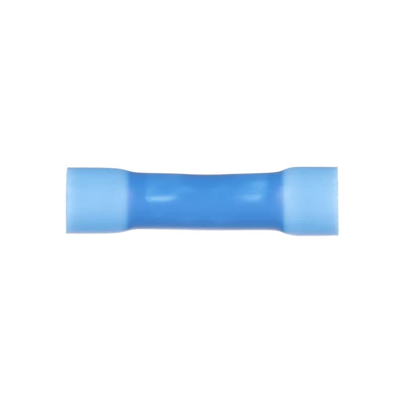 Panduit ESV14BX-Q - StrongHold ESV14BX-Q Contractor Grade Vinyl Insulated Butt Splices are a reliable and economical option that withstand a wide range of general-purpose applications. They are designed to splice two solid or stranded wires together to repair or lengthen wires. Accommodates 16-14 AWG, are blue in color, and come in packages of 25.