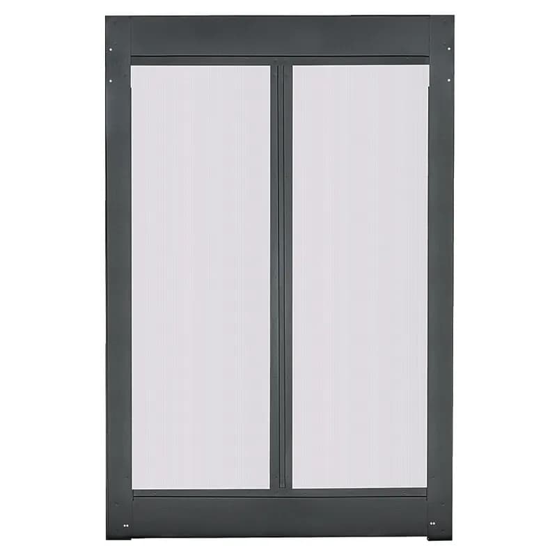Panduit CUEOR12CPB1 - The Net-Contain End of Row Cap is part of the Universal Aisle Containment system for cold aisle or hot aisle contaiment in a floor-mounted structure compatible with most cabinet brands and sizes. The End of Row Cap is for 4-foot (1200mm) aisle widths. It is black.