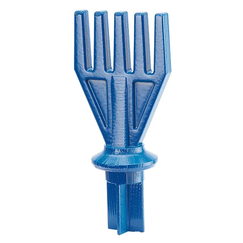 Quick-Build Wire End Holder for Quick-Build System. Suitable for #14-#16 gauge wire, holds 4 wires. Color: Blue, 25 per package