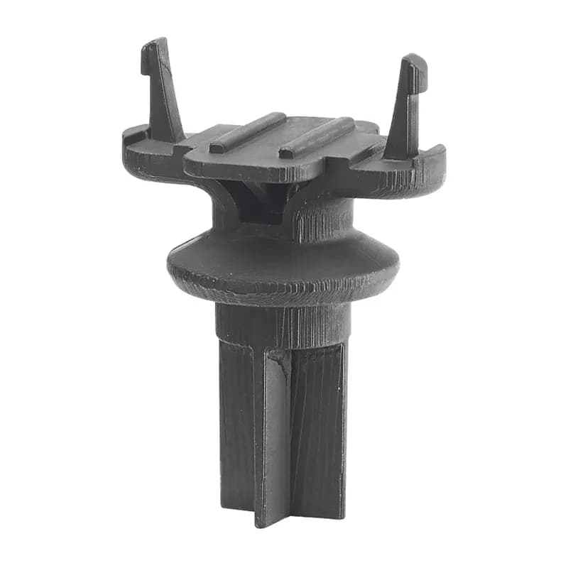 Quick-Build Peg suitable to utilize existing RER.5, RER.75, and RER1.25 products with Quick-Build System. No tools or screws required. Color: Black, 10 per package