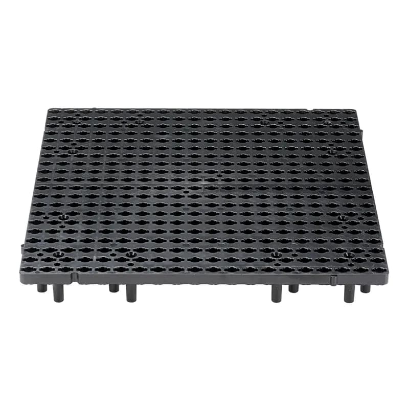 Quick-Build Grid Tile, 1' X 1', (305mmx305mm) 8 per Package, Gray