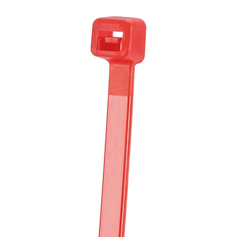 Panduit S7-50-C2 - The S7-50-C2 StrongHold Cable Ties offer contrators an economical cable tie option for commercial construction and general-purpose applications. Standard, 7.40" (188mm) length, made of Nylon 6.6, AH-2 Plenum rated, are red in color and come in packages of 100.