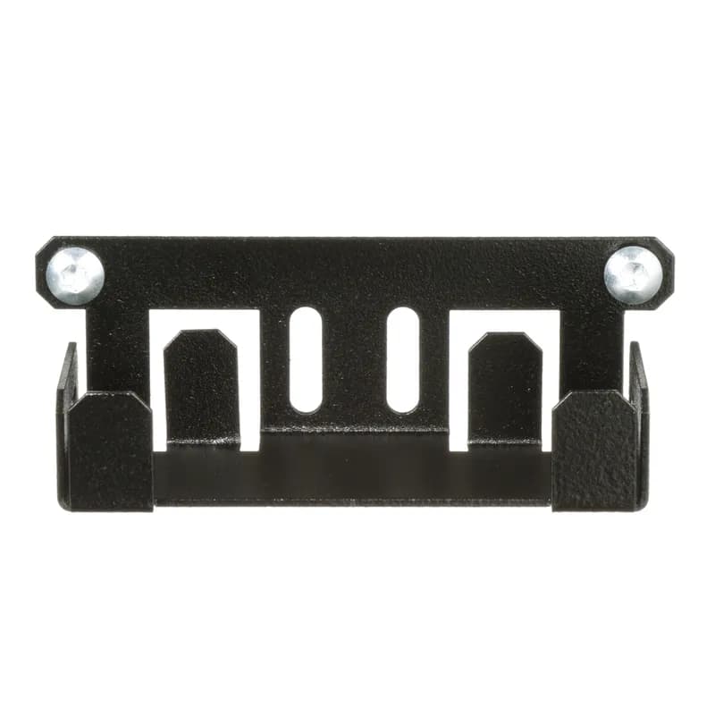 This Panduit G5 sensor HUB mounting bracket is black.