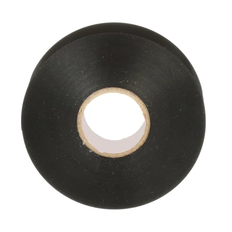 StrongHold ST88-075-66BK Heavy Duty PVC Electrical Tape is an all-weather, pressure sensitive vinyl electrical tape that applies easily and provides a high level of performance over a range of temperatures. It is .75" x 66' x .0085 in size, black in color and comes individually cellophane wrapped. Suitable as primary insulation when used for splicing up 600 Volts or 80?C (176?F) and can be used as protective outer jacket in low temperature applications.