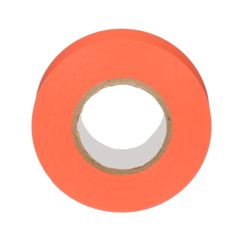 StrongHold ST17-075-66OR General Purpose PVC Electrical Tape has non-corrosive and pressure-sensitive adhesive, which eliminates the need for heat, moisture or other catalysts during application. Its high elongation provides excellent conformability properties and it is .75" x 66' x .007 in size. It is orange in color and comes individually cellophane wrapped. Suitable as primary insulation when used for splicing up 600 Volts or 80?C (176?F).