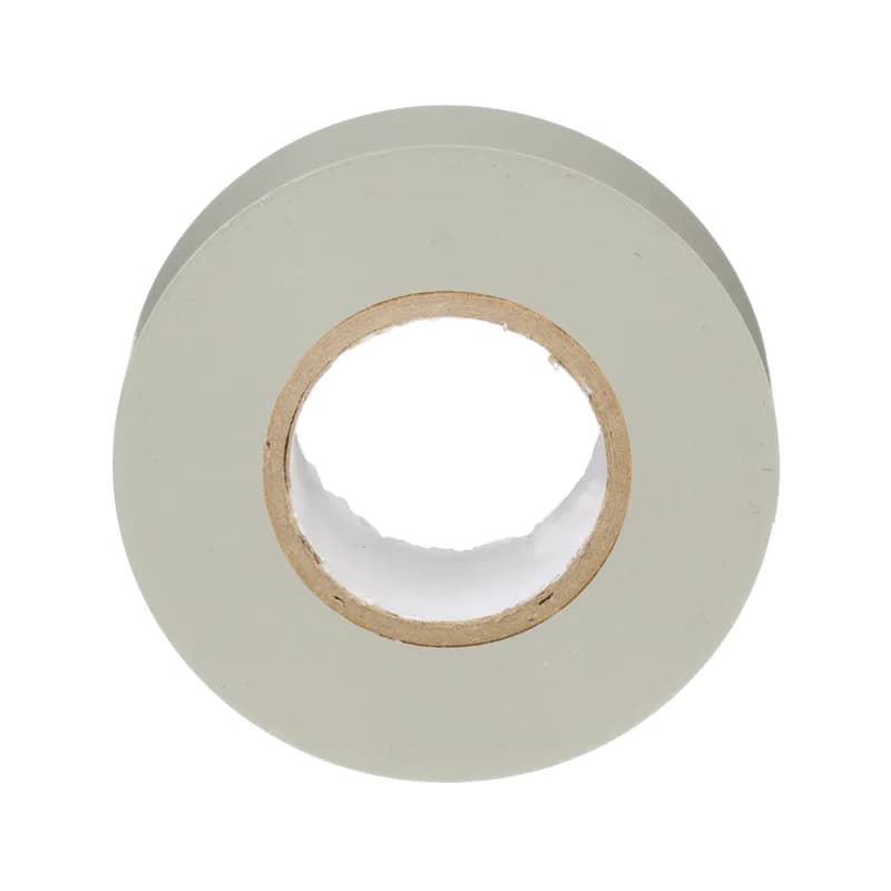 StrongHold ST17-075-66GY General Purpose PVC Electrical Tape has non-corrosive and pressure-sensitive adhesive, which eliminates the need for heat, moisture or other catalysts during application. Its high elongation provides excellent conformability properties and it is .75" x 66' x .007 in size. It is gray in color and comes individually cellophane wrapped. Suitable as primary insulation when used for splicing up 600 Volts or 80?C (176?F).