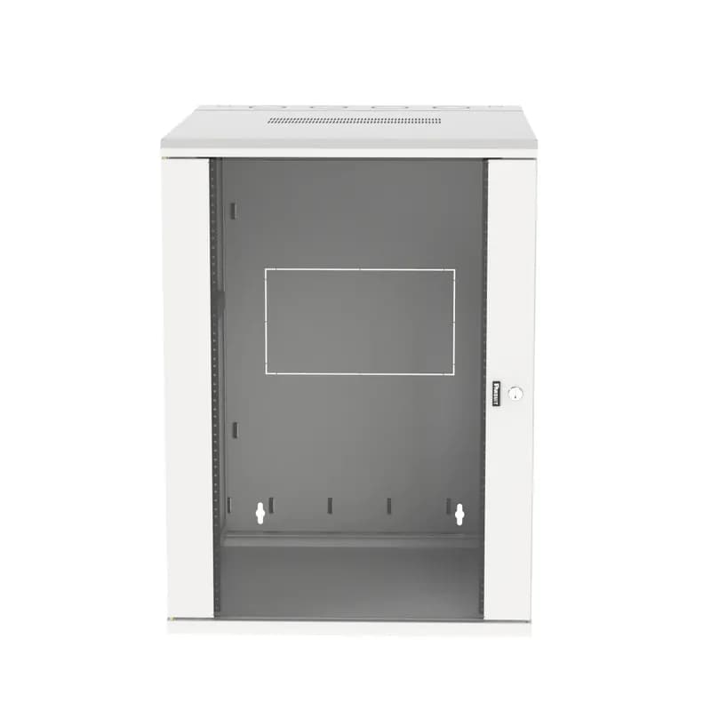 Panduit PZWMC1830WH - The PanZone Wall Mount Cabinet with windowed door is 30 inches deep and includes hinged doors on the front and back for complete access to networking equipment to make moves, adds, and changes easy. The removable side panels allow for access to cable routing. The enclosure is engineered to allow proper climate control for use with various networking equipment. The 18 RU enclosure is rated to 300 pounds and is white.