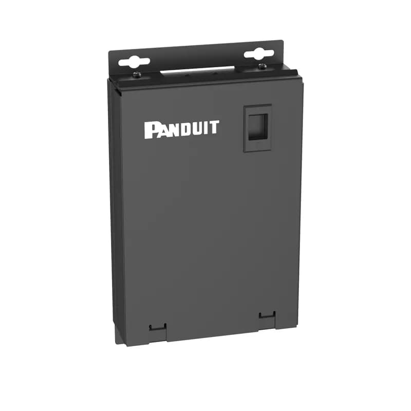 Panduit CPB12BL - The PanZone Consolidation Point Box provides a quick-to-install solution to deliver a point of connection and configuration within the permanent link to allow interconnection/cross connection to a network service or service. For install in-ceiling, on-wall, or under floor. 12 Port, Mini-Com Panel included, Black.