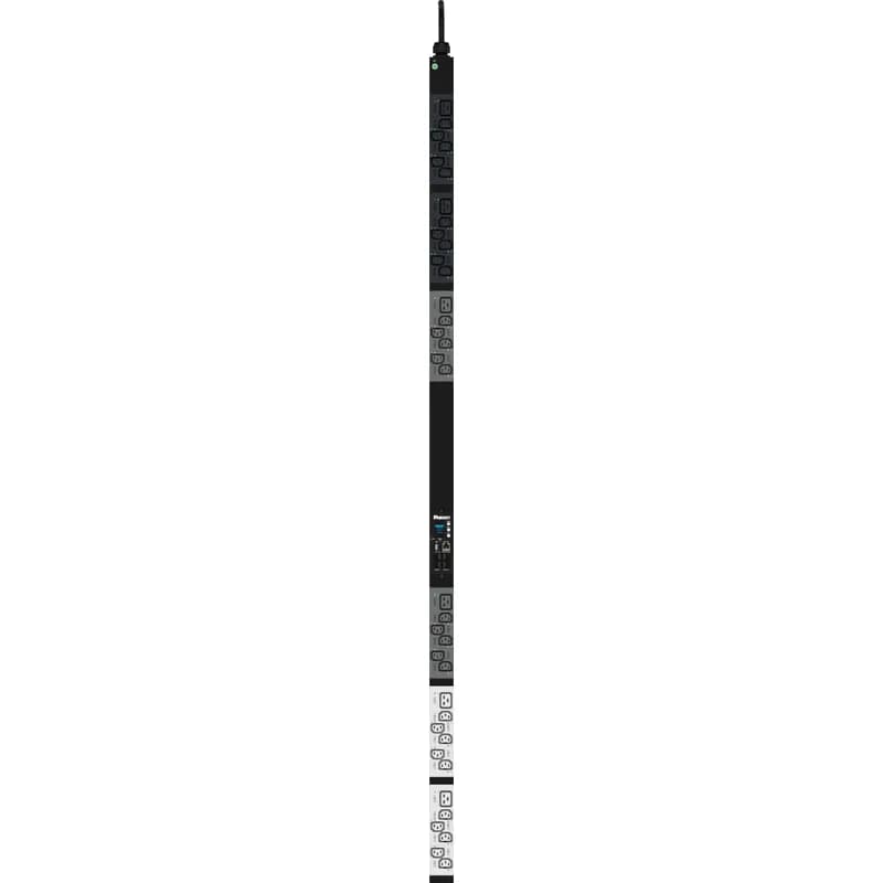 Panduit P36D02M - This Panduit G5 Monitored Input PDU features (24) C13 and (12) C19 outlets. It is a 30 amp, 415 V, three phase PDU with a NEMA L22-30P input plug and a 10 foot (3m) power cord.