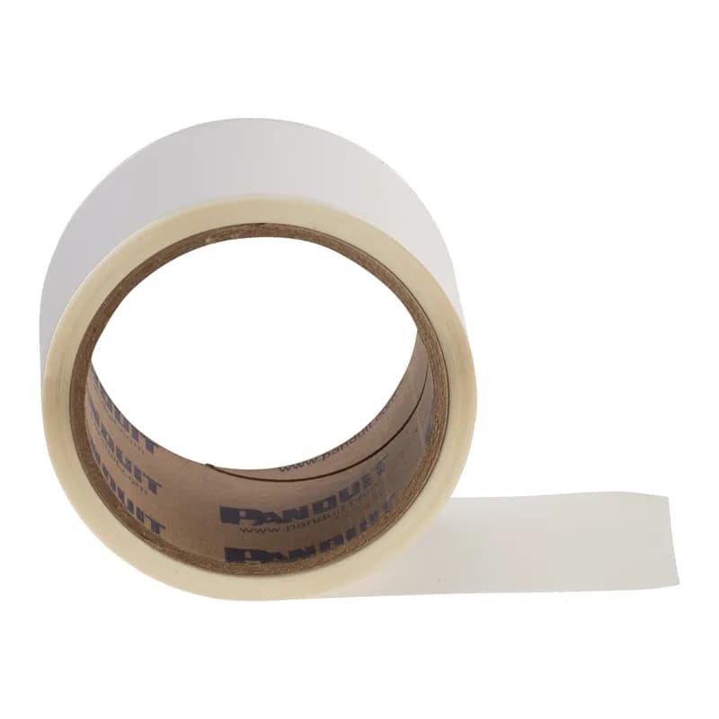 Ink Jet, Continuous Tape, Adhesive Polyester, 4 Inch Wide x 30 Feet High, White, Labels can be printed in the Panduit C3500 Ink Jet printer, and are designed to provide maximum aesthetic quality and appearance.