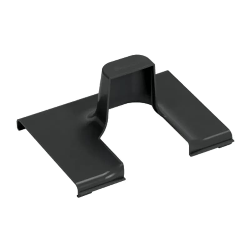 The FiberRunner Spill-Over Junction Cover is used to fully enclose 6x4 channel in conjunction with the FiberRunner Spill-Over Junction FRSPJ2X2LBL. The cover snaps onto the channel base. The hinged feature provides easy access to add or remove cables.