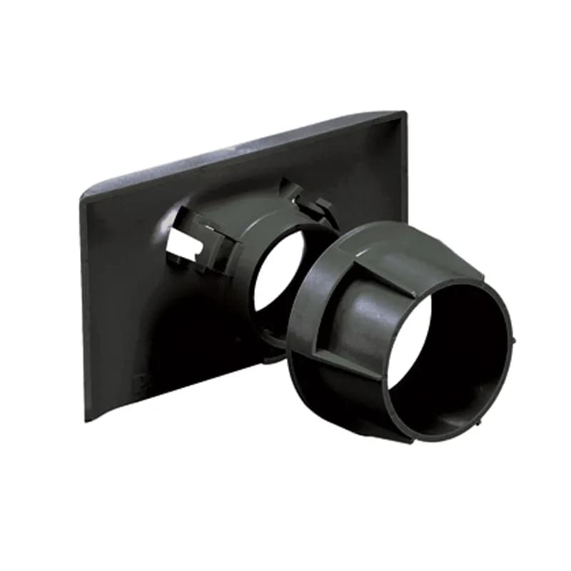 The FiberRunner 1-Port Spillout is used to route cable into 1.5 inch (38mm) diameter split corrugated tubing directly through a hole cut in the side wall. It is compatible with the 4x4, 6x4, and 12x4 FiberRunner Channel.