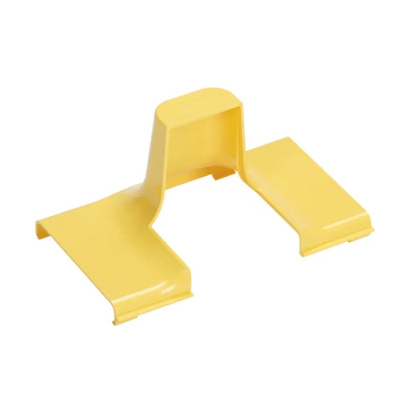 The FiberRunner Spill-Over Junction Cover is used to fully enclose 4x4 channel in conjunction with the FiberRunner Spill-Over Junction FRSPJ2X2LYL. The cover snaps onto the channel base. The hinged feature provides easy access to add or remove cables.