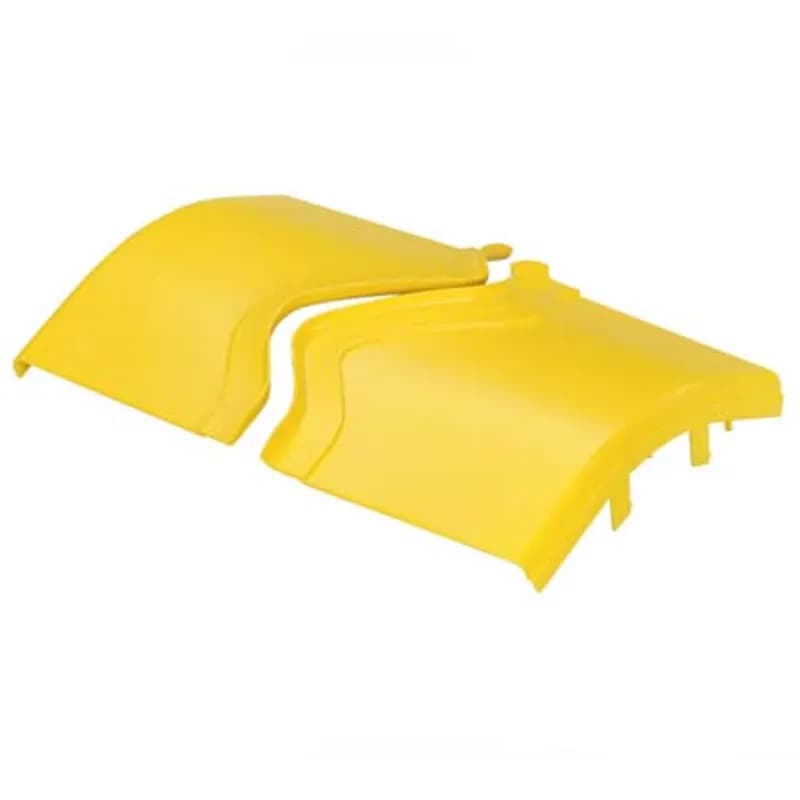 The FiberRunner 12x4 Outside Vertical Cover creates openings for easy access to add or remove cables.