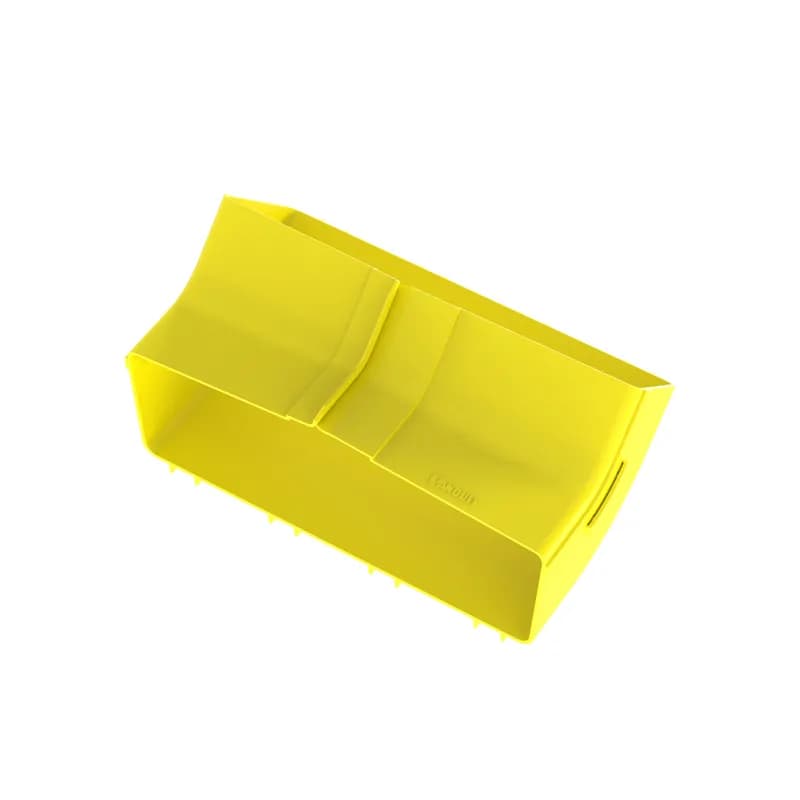 The FiberRunner 12x4 Inside Vertical creates a 45 upward angle from a straight horizontal run. It is used with outside vertical 45 angle fitting FROV4512X4LYL to change the level of a straight horizontal run.