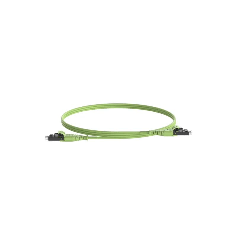 OM5, 2 Fiber 1.6mm Patch cord, Riser, Push-Pull to Push-Pull, Standard Polarity, Standard Insertion Loss - 5 Meters