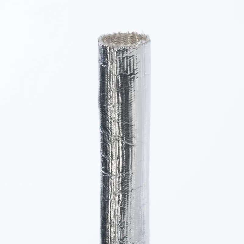 Panduit FT100-C - Fiberglass Insulating Tubing for High-Temp Applications, 1 Inches (25.4 mm) Nominal Inside Diameter, 100 Feet (30.5 Meters) Reel. The reflective aluminized high-temp resistant fiberglass tubing is resistant to temperatures up to 1,200 F (649 C ) and allows for use with irregular shapes. The tubing provides continuous abrasion resistance for wires, cables and tubing.