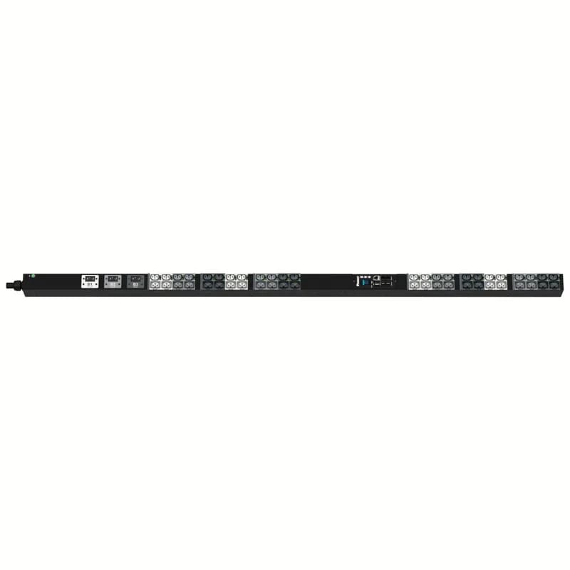 Panduit P48G31M - This Panduit G5 Monitored & Switched per Outlet PDU features (24)C13/C15, (24)C13/15/C19/C21 outlets. This PDU is designed with combination outlets which allows the receptacle to be used as an C13/C15/C19 or C21 outlet. It is a 30 amp 208V three phase PDU with an NEMA L21-30P input plug and a 10 foot (3m) power cord.
