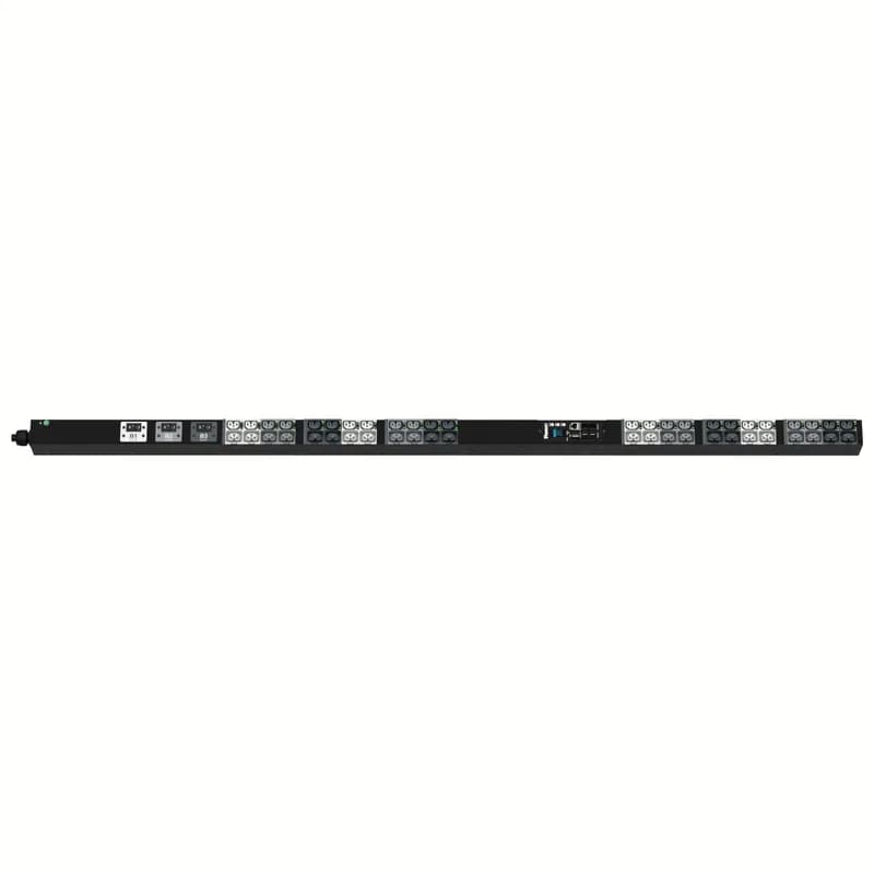 Panduit P48G32M - This Panduit G5 Monitored & Switched per Outlet PDU features (24)C13/C15, (24)C13/15/C19/C21 outlets. This PDU is designed with combination outlets which allows the receptacle to be used as an C13/C15/C19 or C21 outlet. It is a 30 amp 208V three phase PDU with an L15-30P input plug and a 10 foot (3m) power cord.